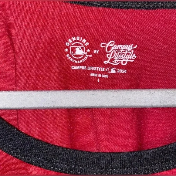 Cincinnati Reds Ringer T-Shirt - Picture 3 of 3